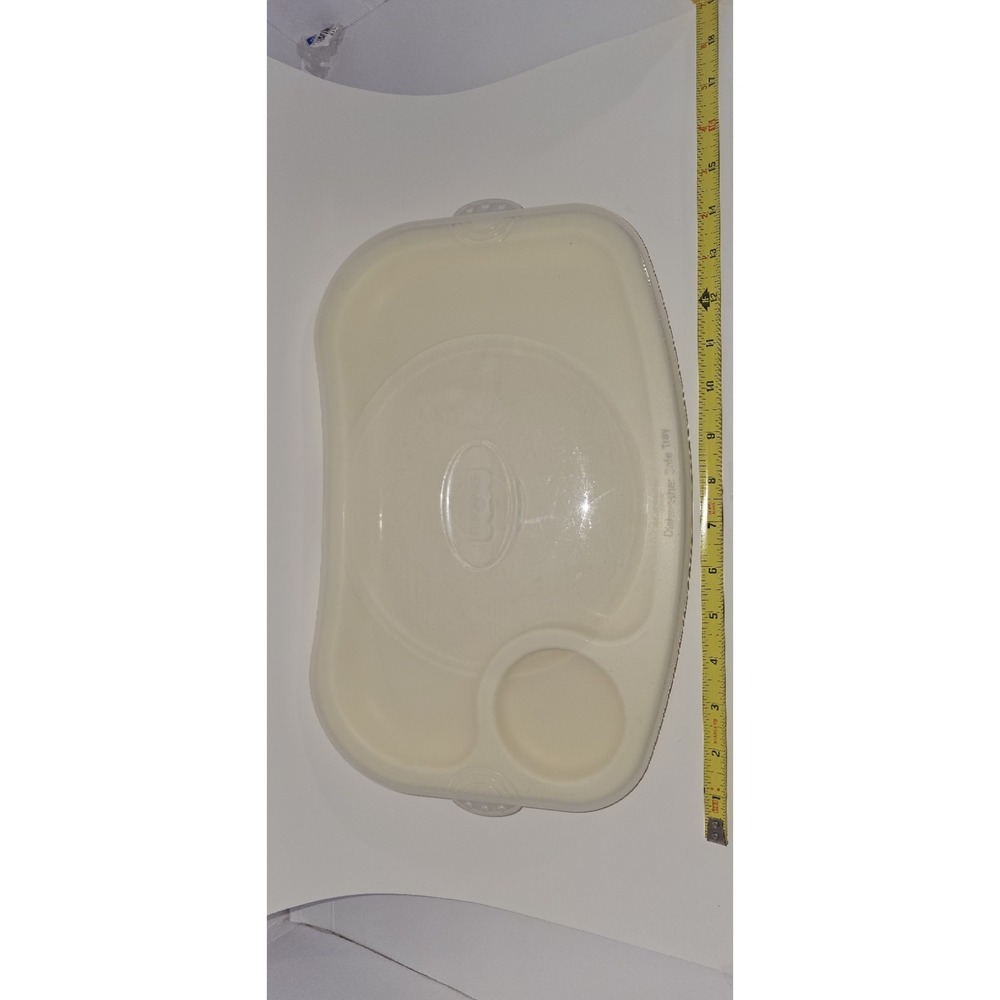 Vintage Fisher Price Baby High Chair Booster Seat Feeding Tray with Cup Holder